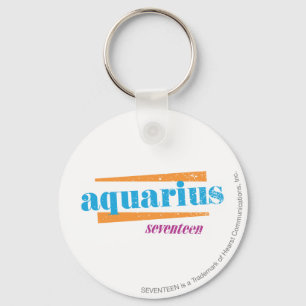 Aquarius Aqua Key Ring