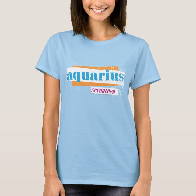 Aquarius Aqua T-Shirt (Front)