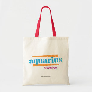 Aquarius Aqua Tote Bag