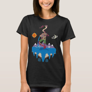 Aquarius Astrology Cosmic Trippy T-Shirt