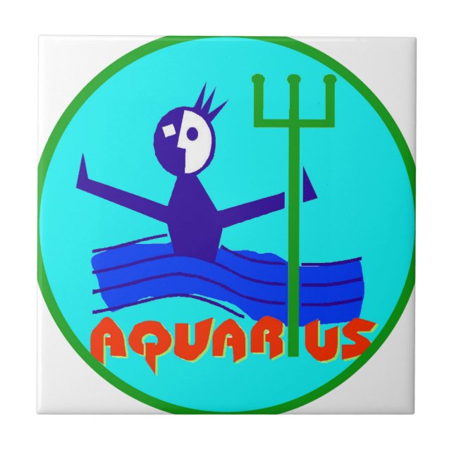 Aquarius Badge Tile (Front)