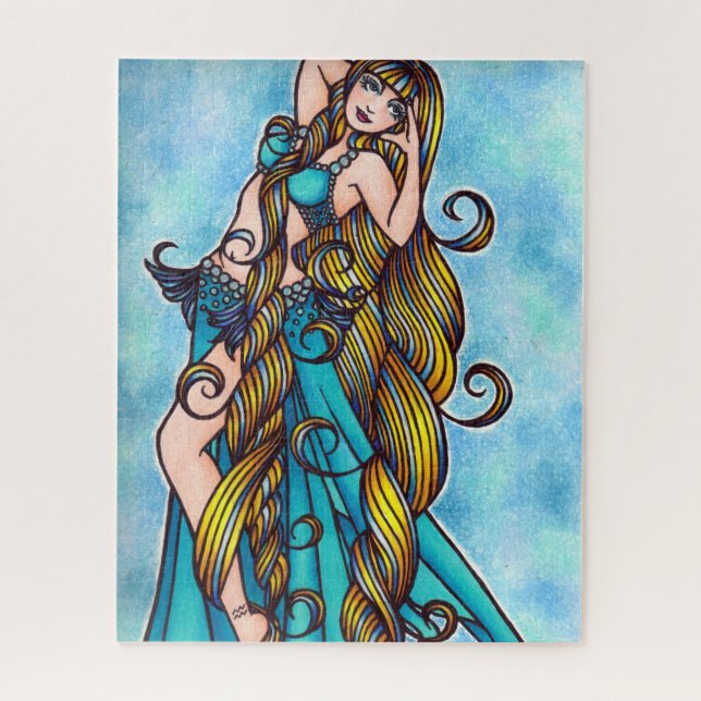 Aquarius Belly Dancer   Jigsaw Puzzle (Vertical)