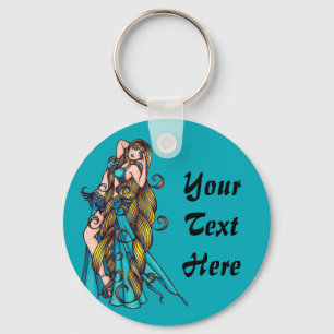Aquarius Belly Dancer Key Ring