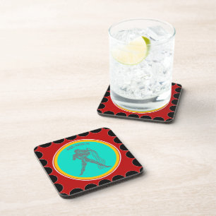 Aquarius Beverage Coaster