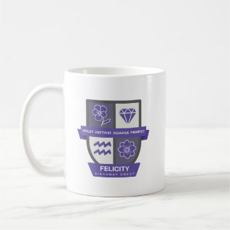 Aquarius Birthday Crest™ for February 1-18 Mug