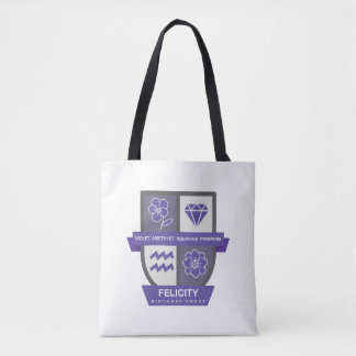 Aquarius Birthday Crest™ for February 1-18 Tote Bag