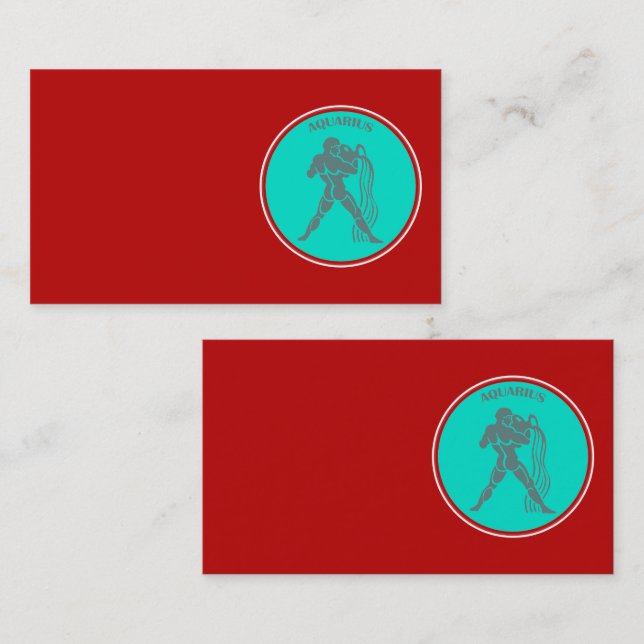 Aquarius Business Card (Front/Back)