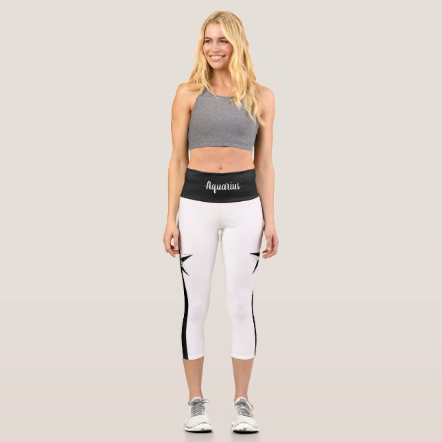 Aquarius Capri Leggings (Front)
