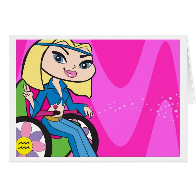 Aquarius Card (Front Horizontal)