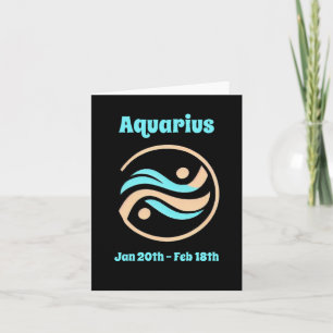 Aquarius  card