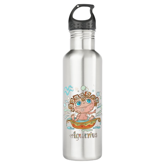 Aquarius Cartoon Baby 710 Ml Water Bottle (Front)