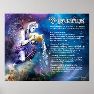 Aquarius Characteristics Poster