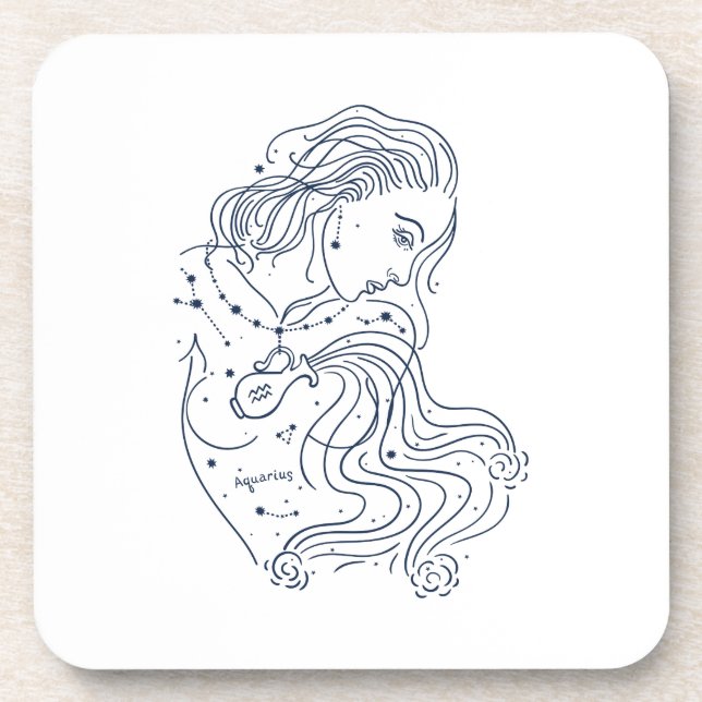 Aquarius Coaster (Front)
