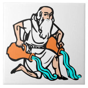 Aquarius-colour Tile