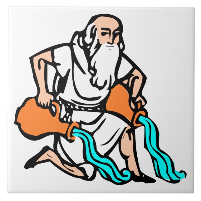 Aquarius-colour Tile (Front)