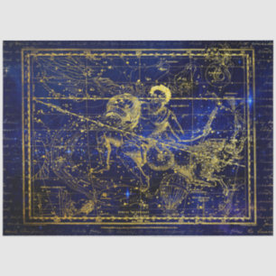 aquarius constellation tissue paper
