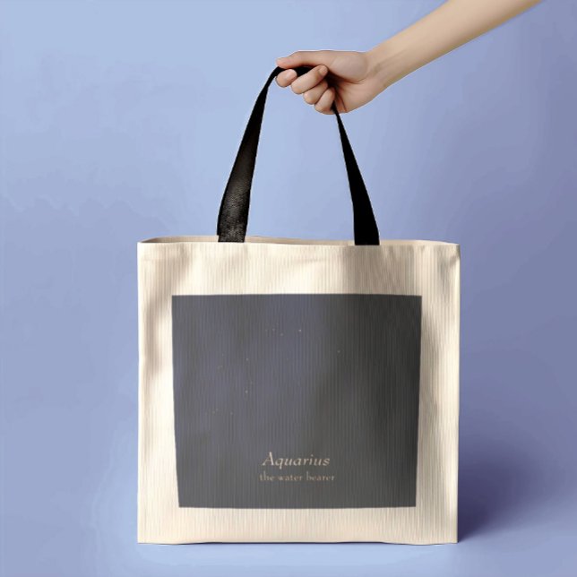Aquarius Constellation Tote Bag (Creator Uploaded)