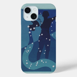 Aquarius Constellation, Vintage Zodiac Astrology iPhone 15 Case