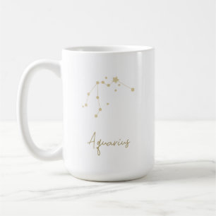 Aquarius Constellation Zodiac Coffee Mug