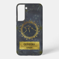 Aquarius Dark Zodiac Astrology: Black & Gold