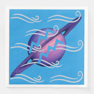 Aquarius Dinner Napkins