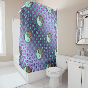 Aquarius & Earth Boar Shower Curtain