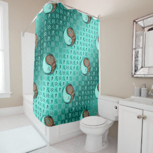 Aquarius & Earth Dog Shower Curtain