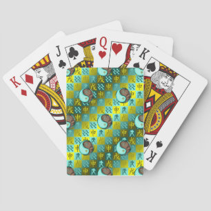 Aquarius & Earth Monkey Playing Cards