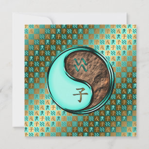 Aquarius & Earth Rat Card