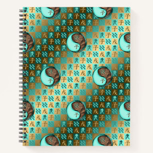 Aquarius & Earth Rat Notebook