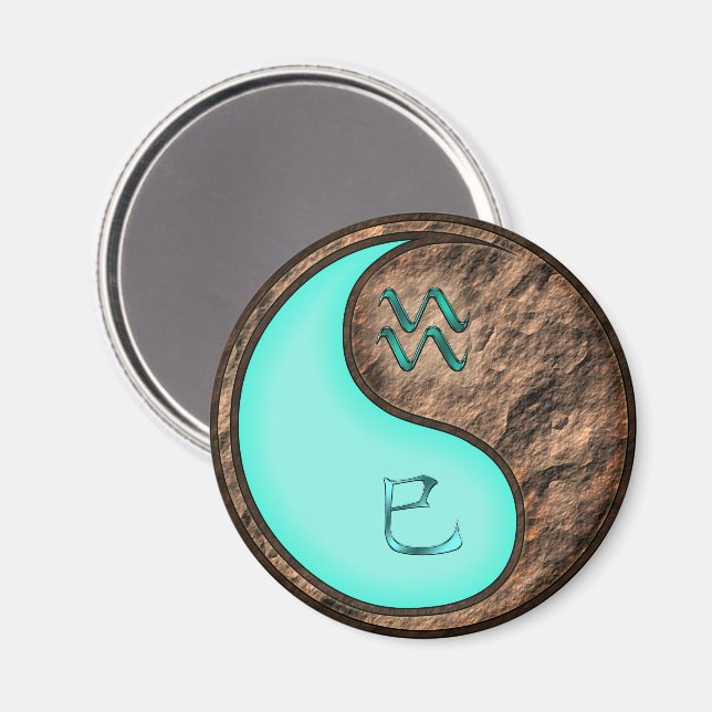 Aquarius & Earth Snake Magnet (Front/Back)