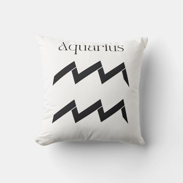 Aquarius: Echoes of Freedom Cushion (Front)
