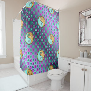 Aquarius & Fire Boar Shower Curtain