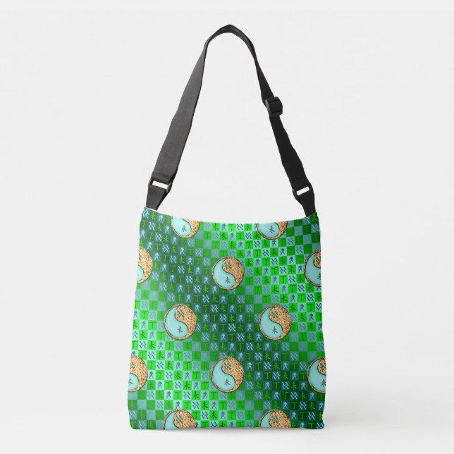 Aquarius & Fire Goat Crossbody Bag (Front)