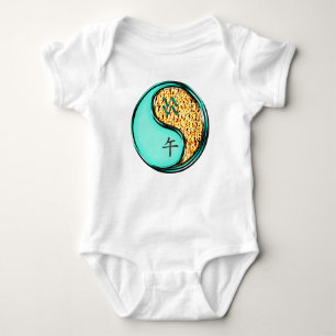 Aquarius & Fire Horse Baby Bodysuit