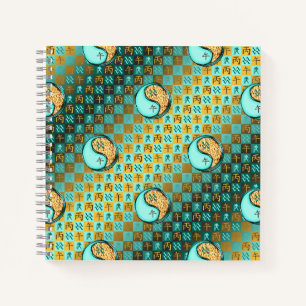 Aquarius & Fire Horse Notebook
