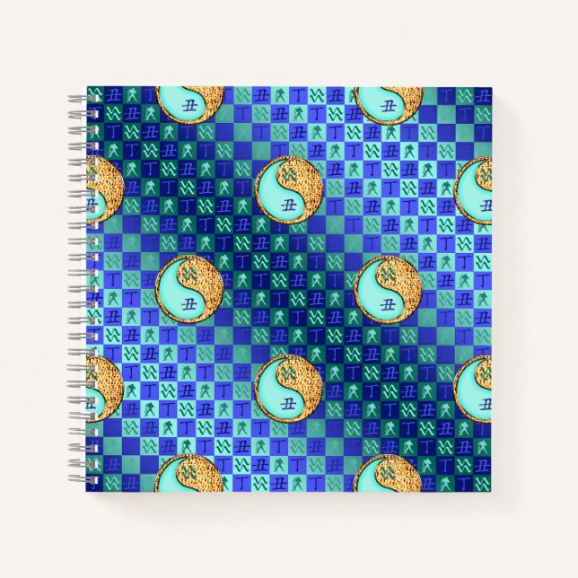 Aquarius & Fire Ox Notebook (Front)