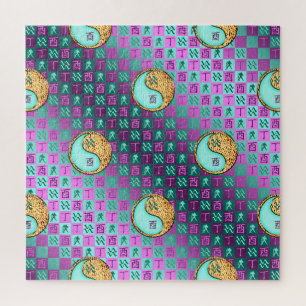 Aquarius & Fire Rooster Jigsaw Puzzle
