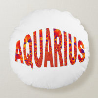 Aquarius - Firey Orange Yellow Blue