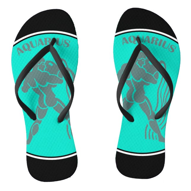 Aquarius Flip Flops (Footbed)
