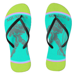Aquarius Flip Flops