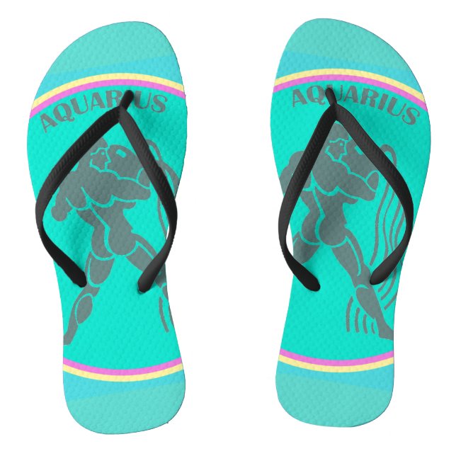 Aquarius Flip Flops (Footbed)