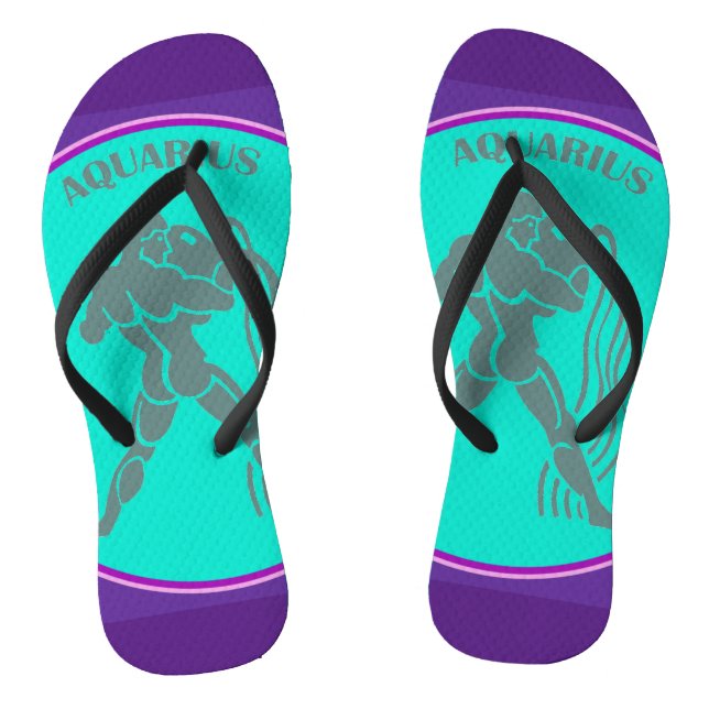 Aquarius Flip Flops (Footbed)