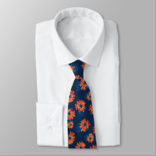 Aquarius Floral Vintage Two-sided Tie