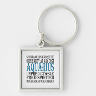 Aquarius Gifts Key Ring
