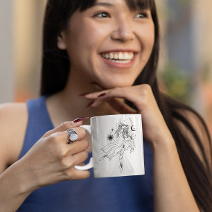 Aquarius Girl Mug Zodiac Cup for Astrology Lovers