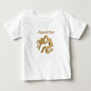 Aquarius golden sign baby T-Shirt
