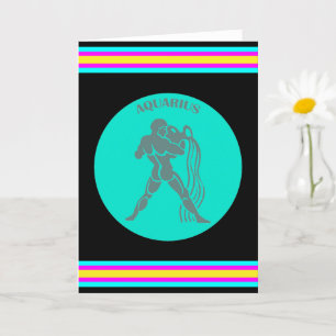 Aquarius Greeting Card