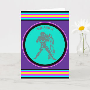 Aquarius Greeting Card