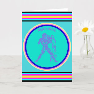 Aquarius Greeting Card